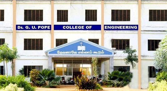 Dr GU Pope College of Engineering cover image 2