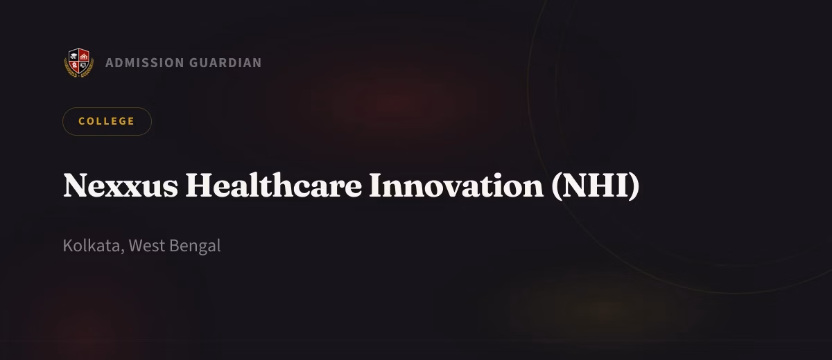 Nexxus Healthcare Innovation (NHI) cover photo 1