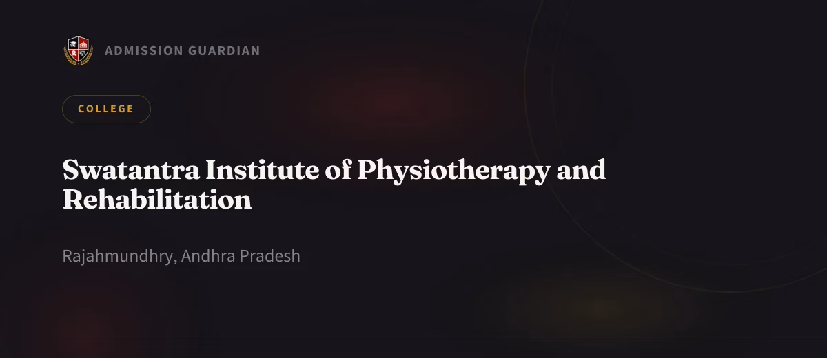 Swatantra Institute of Physiotherapy and Rehabilitation cover photo 1