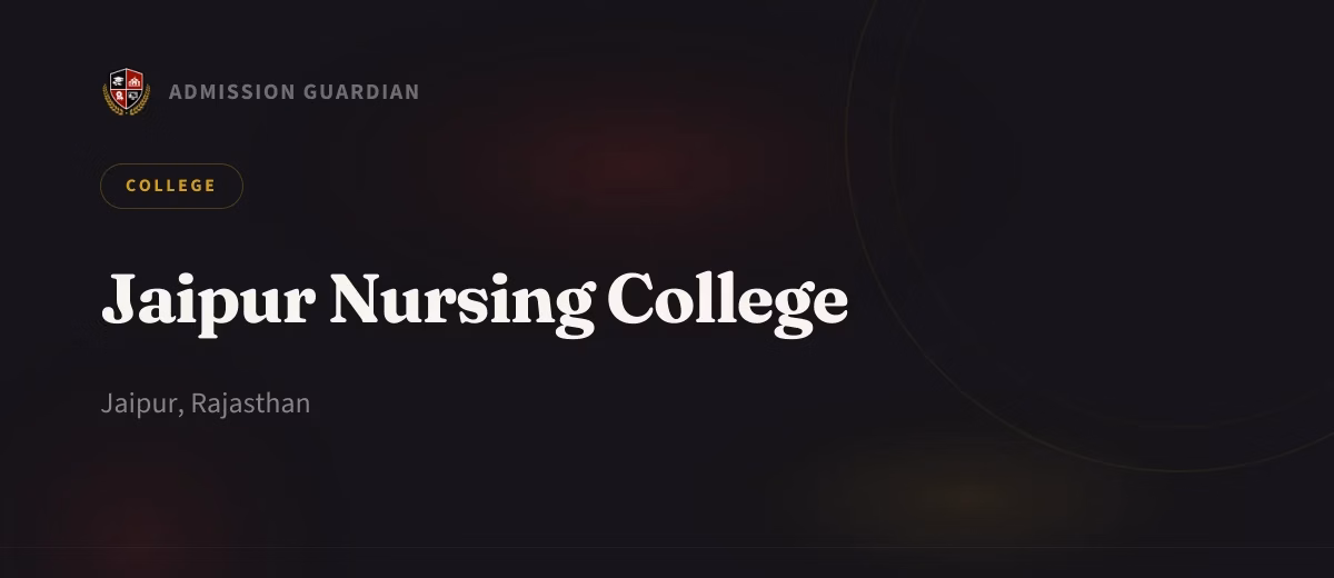 Jaipur Nursing College cover photo 1