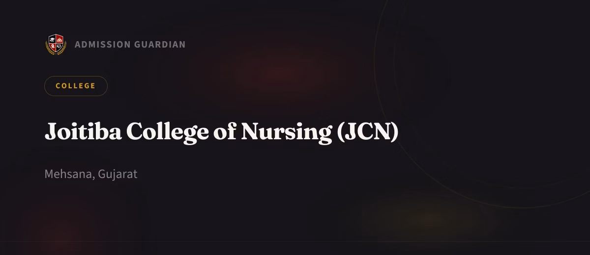 Joitiba College of Nursing (JCN) cover photo 1