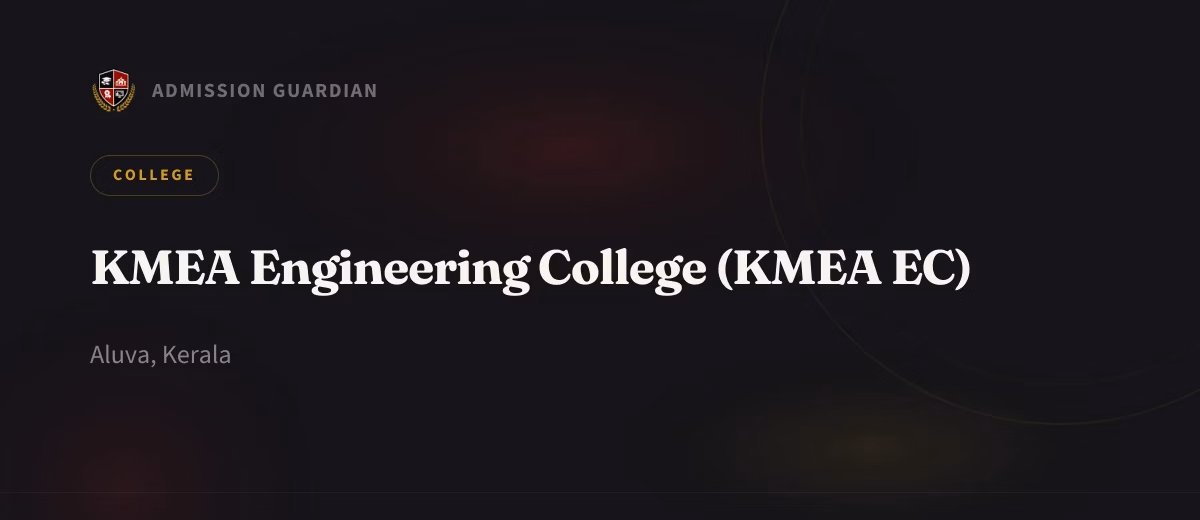 KMEA Engineering College (KMEA EC) cover photo 1