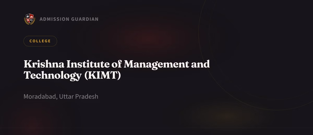 Krishna Institute of Management and Technology (KIMT) cover photo 1