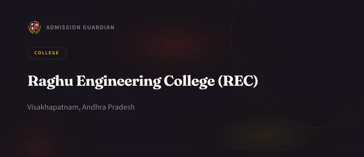 Raghu Engineering College (REC) cover photo 1