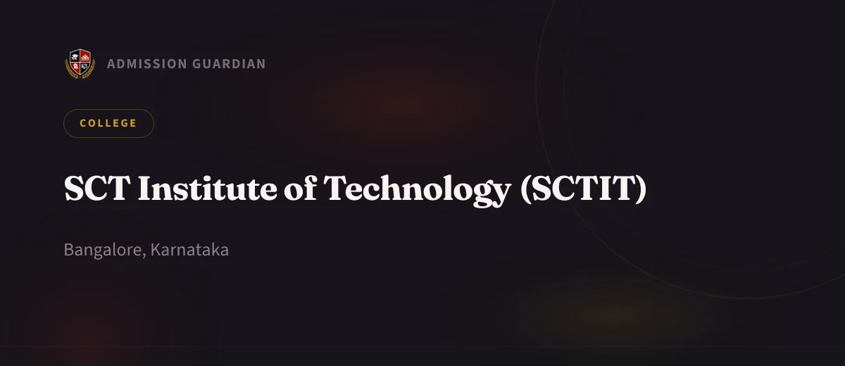 SCT Institute of Technology (SCTIT) cover photo 1