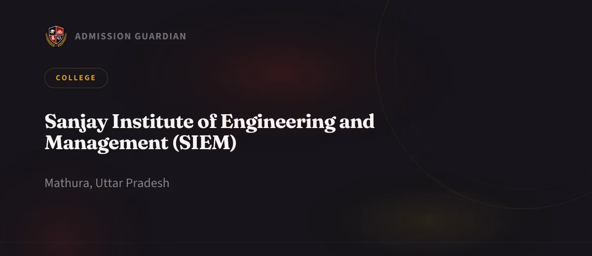 Sanjay Institute of Engineering and Management (SIEM) cover photo 1
