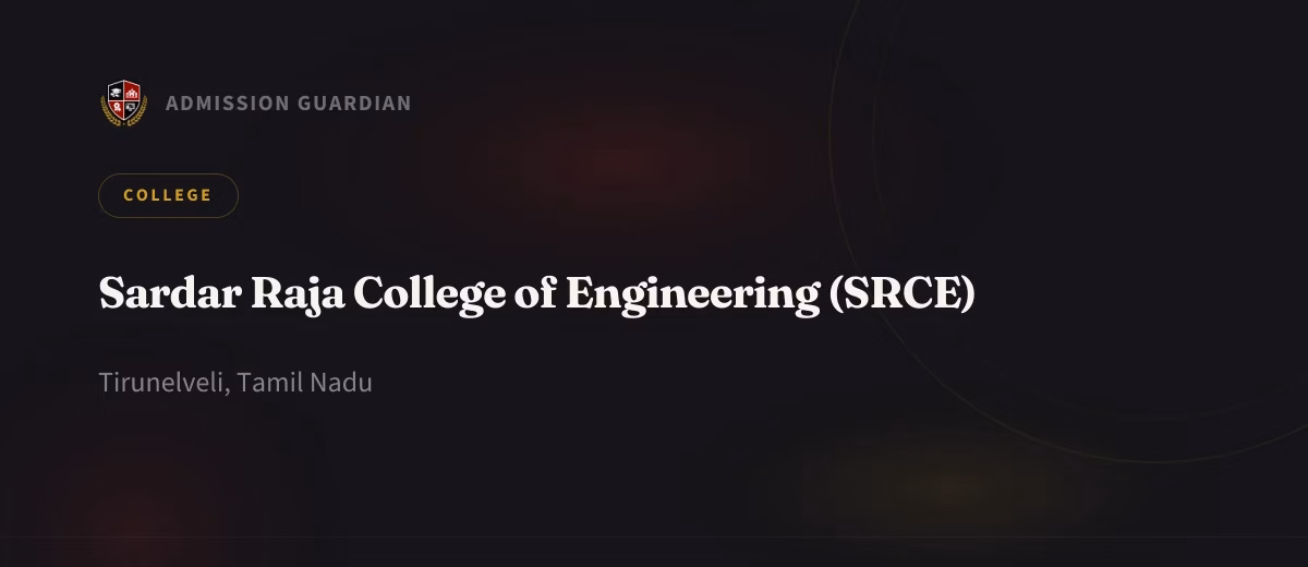 Sardar Raja College of Engineering (SRCE) cover photo 1