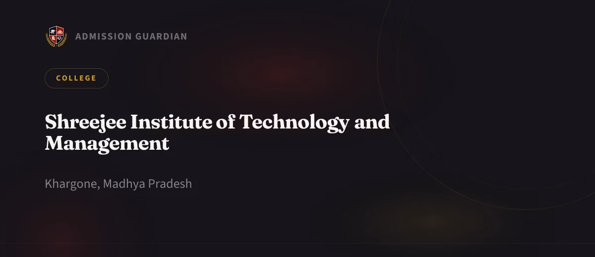 Shreejee Institute of Technology and Management cover photo 1