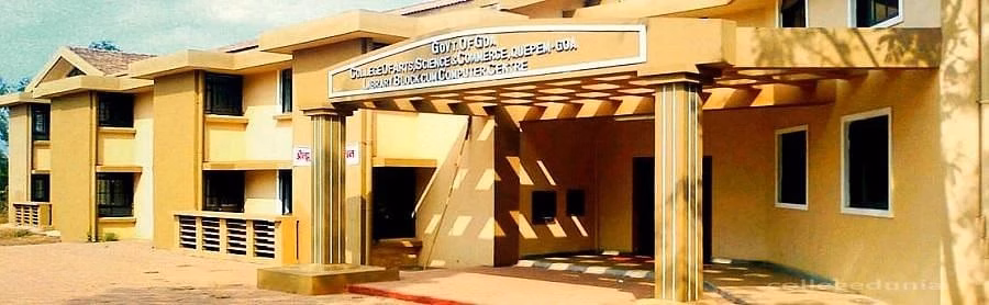 Government College of Arts Science and Commerce Quepem cover photo 1
