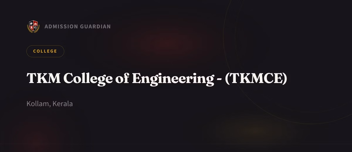 TKM College of Engineering - (TKMCE) cover photo 1