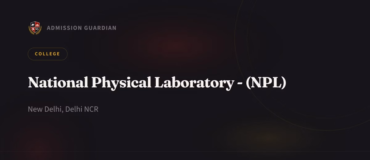National Physical Laboratory - (NPL) cover photo 1