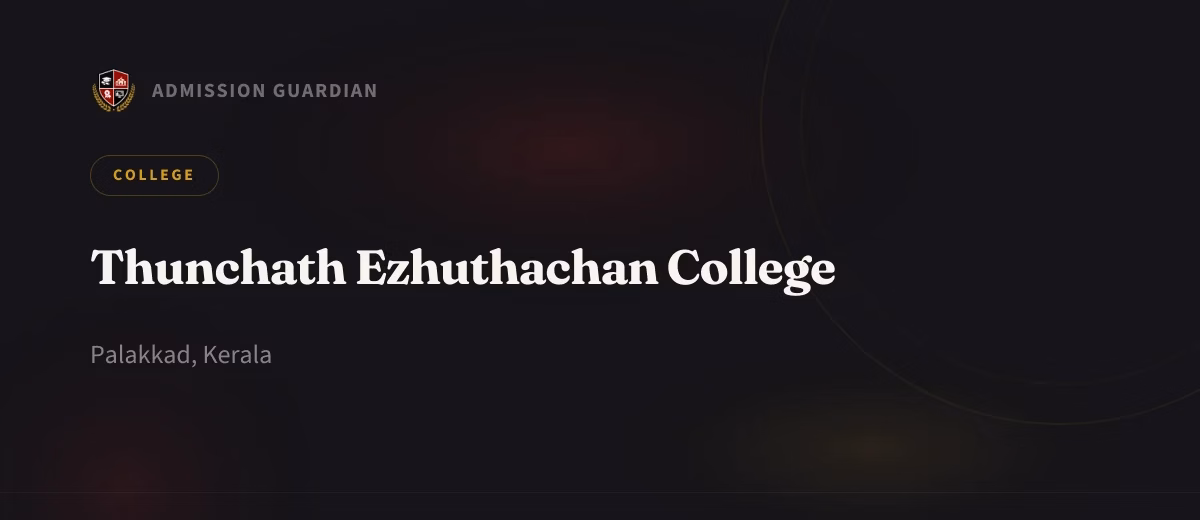 Thunchath Ezhuthachan College cover photo 1