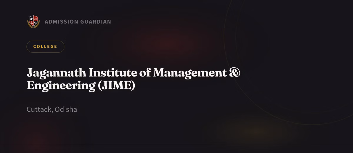 Jagannath Institute of Management & Engineering (JIME) cover photo 1