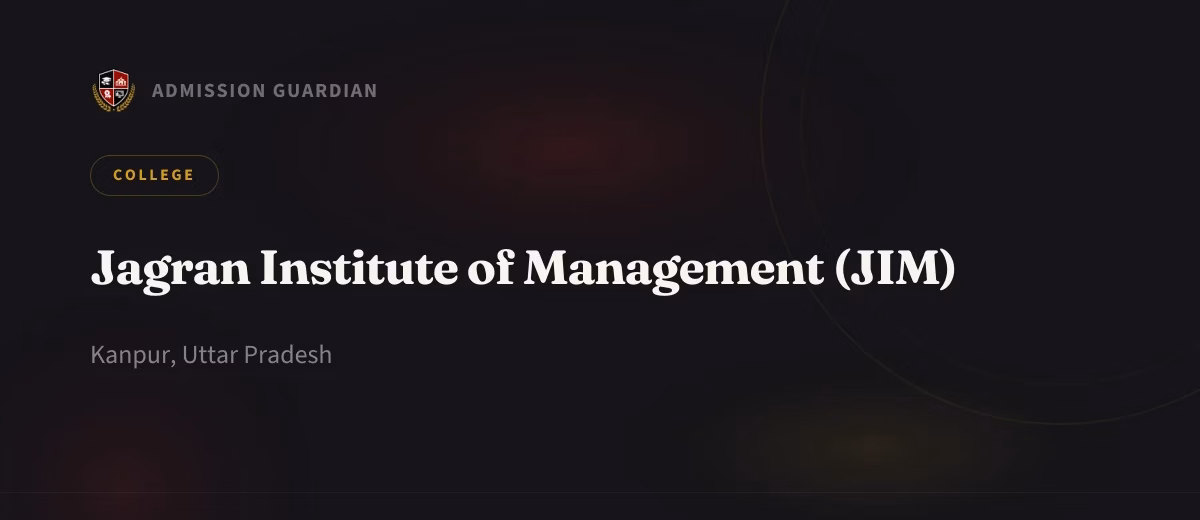 Jagran Institute of Management (JIM) cover photo 1