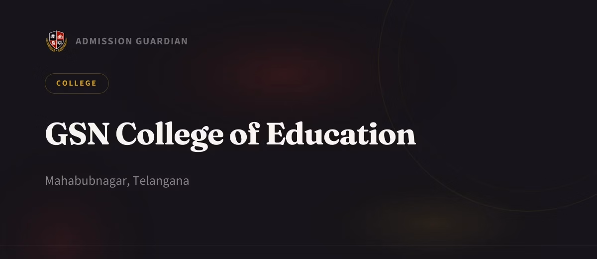 GSN College of Education cover photo 1
