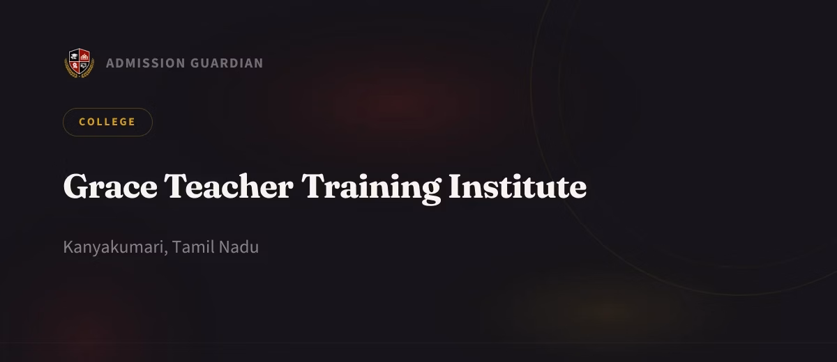 Grace Teacher Training Institute cover photo 1