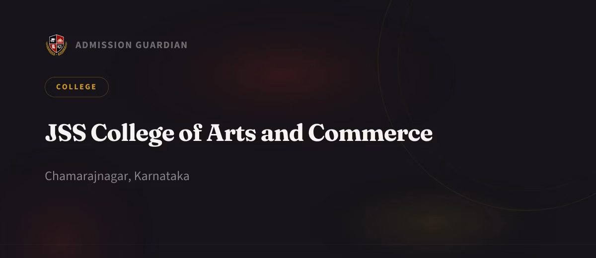 JSS College of Arts and Commerce cover photo 1