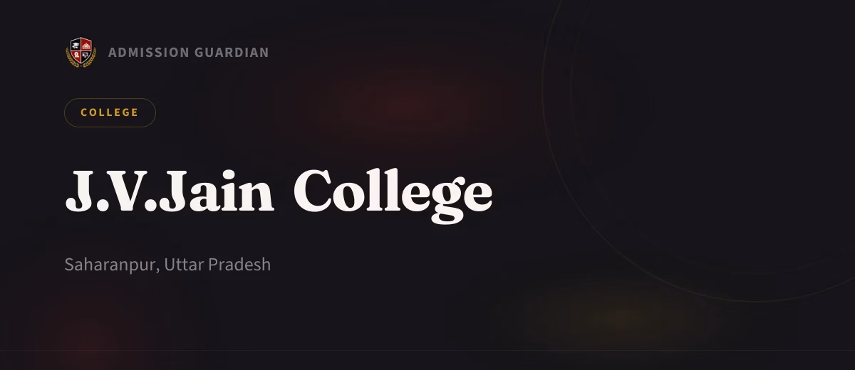 J.V.Jain College cover photo 1