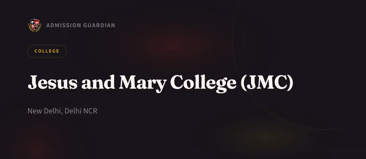 Jesus and Mary College (JMC) cover photo 1