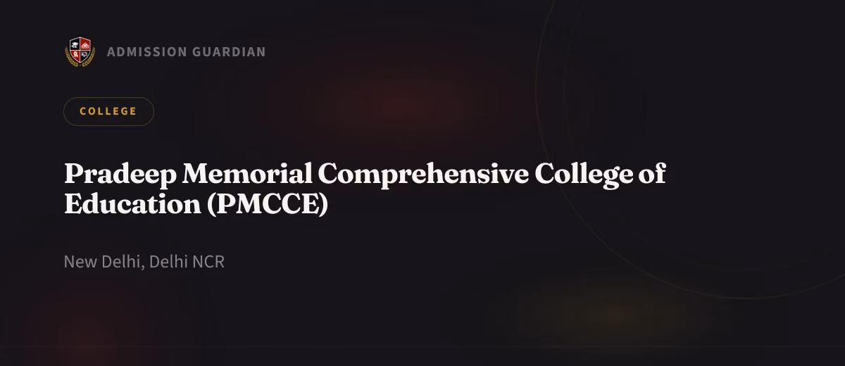 Pradeep Memorial Comprehensive College of Education (PMCCE) cover photo 1