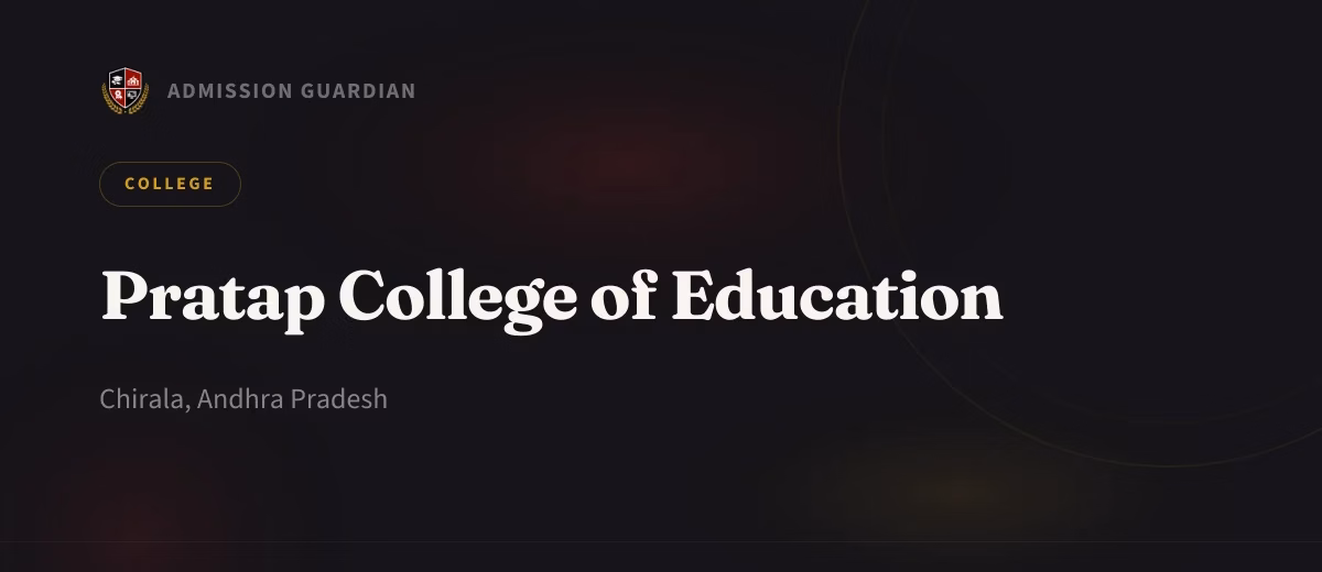 Pratap College of Education cover photo 1