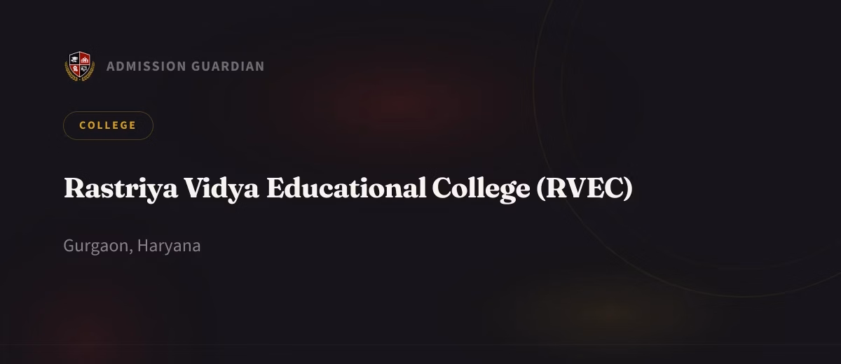 Rastriya Vidya Educational College (RVEC) cover photo 1