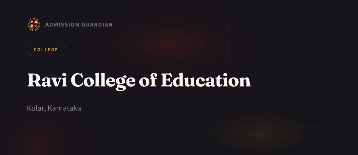 Ravi College of Education cover photo 1