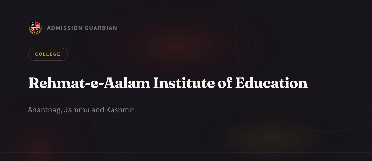 Rehmat-e-Aalam Institute of Education cover photo 1