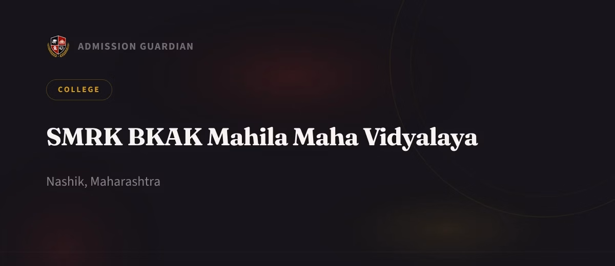 SMRK BKAK Mahila Maha Vidyalaya cover photo 1