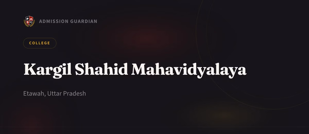 Kargil Shahid Mahavidyalaya cover photo 1