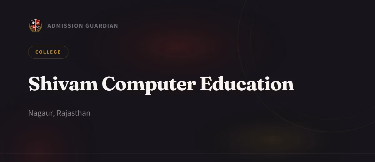 Shivam Computer Education cover photo 1