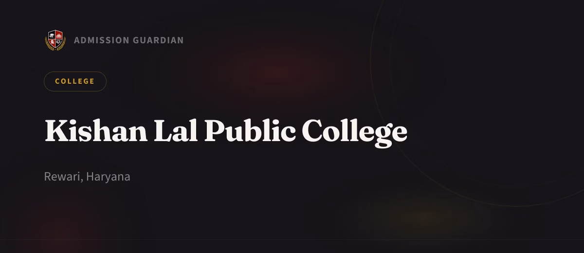Kishan Lal Public College cover photo 1