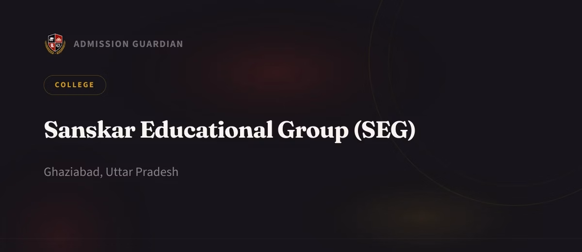 Sanskar Educational Group (SEG) cover photo 1