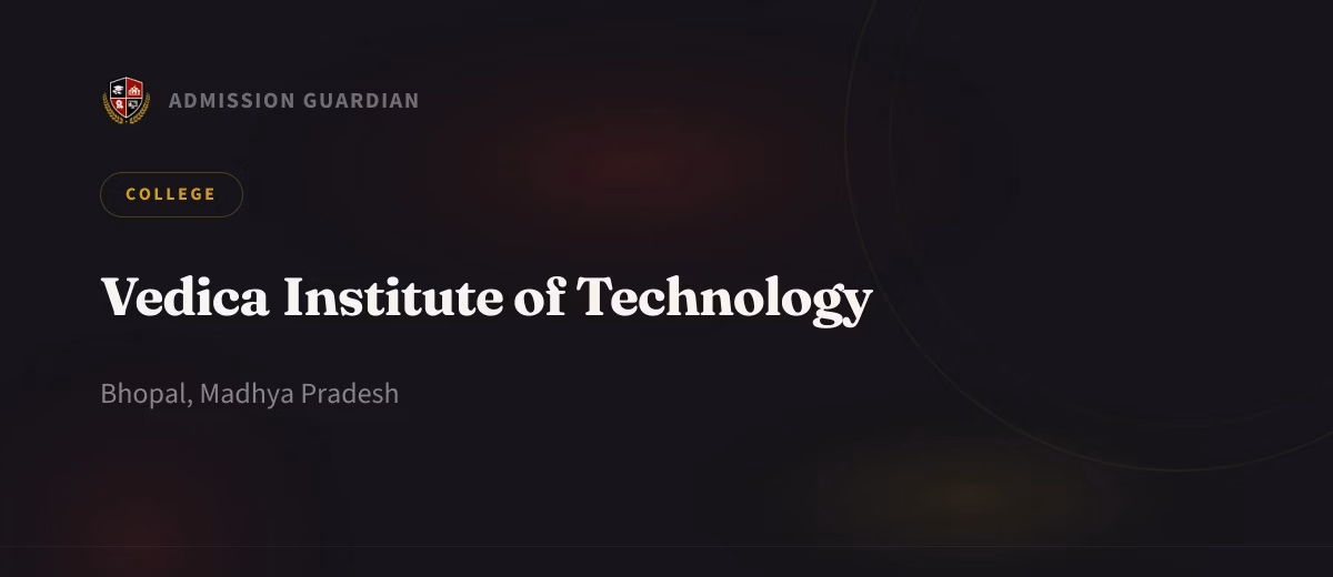 Vedica Institute of Technology cover photo 1