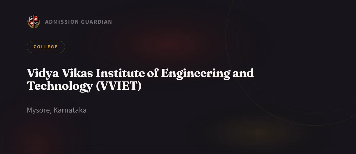 Vidya Vikas Institute of Engineering and Technology (VVIET) cover photo 1