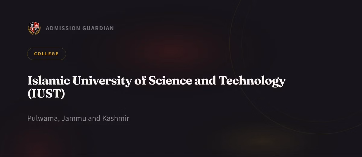 Islamic University of Science and Technology (IUST) cover photo 1