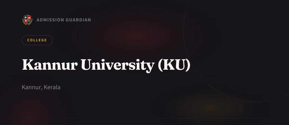 Kannur University (KU) cover photo 1