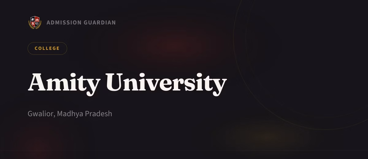 Amity University cover photo 1