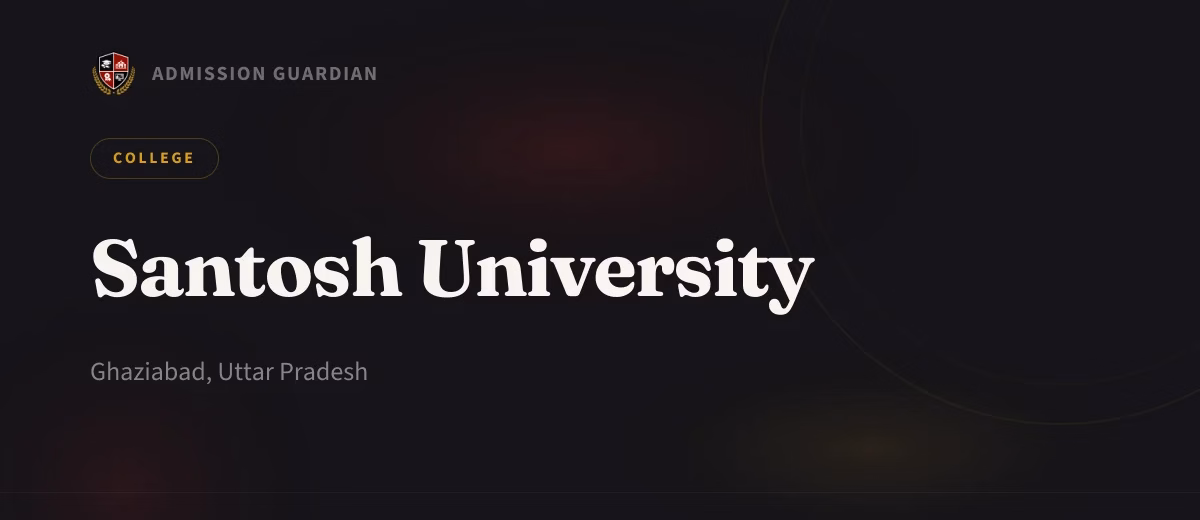 Santosh University cover photo 1