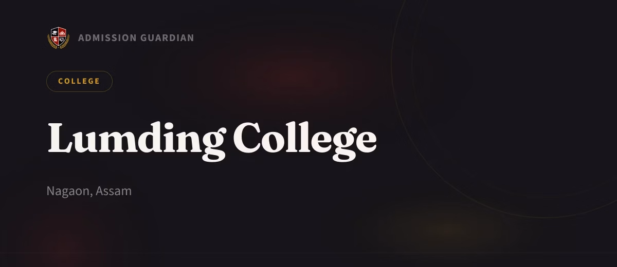 Lumding College cover photo 1