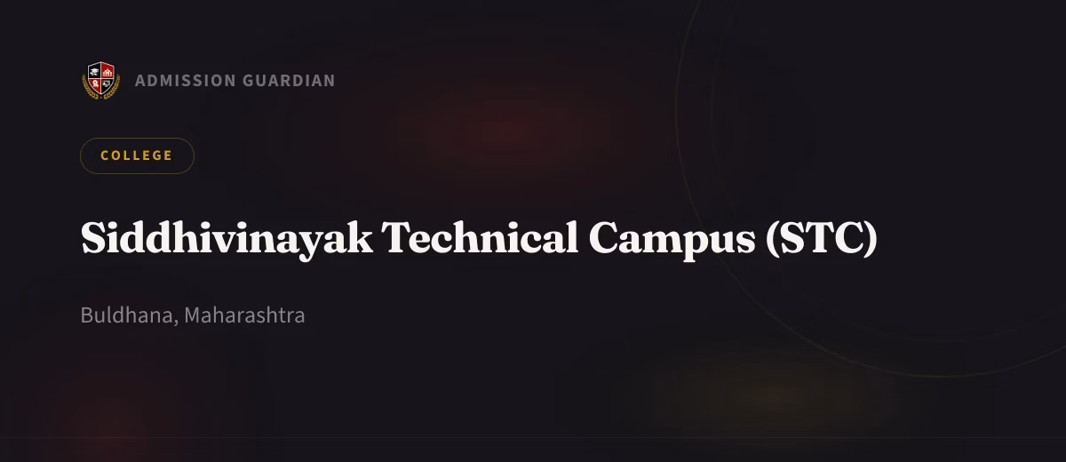 Siddhivinayak Technical Campus (STC) cover photo 1