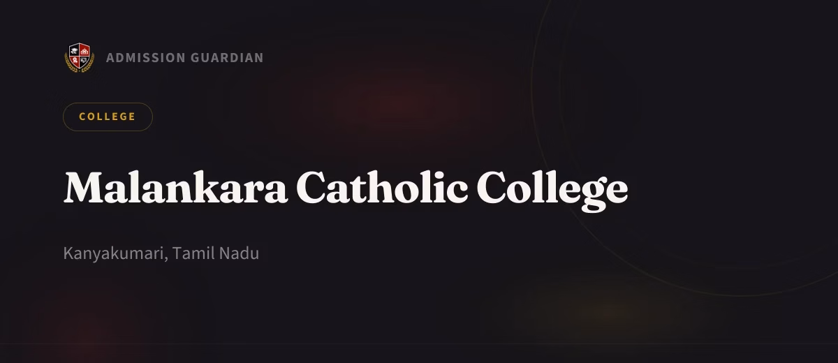 Malankara Catholic College cover photo 1