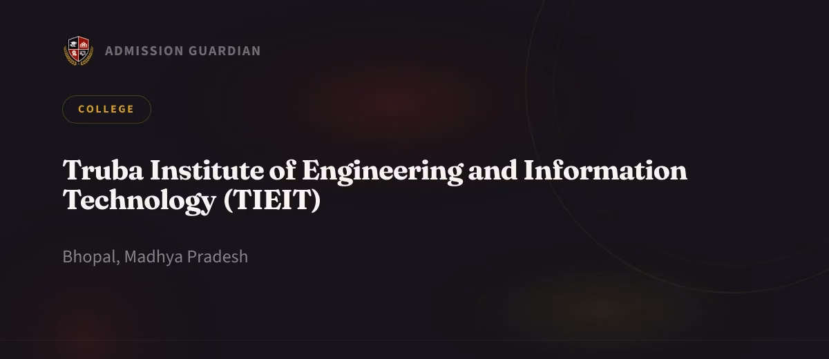 Truba Institute of Engineering and Information Technology (TIEIT) cover photo 1