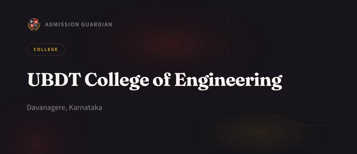 UBDT College of Engineering cover photo 1