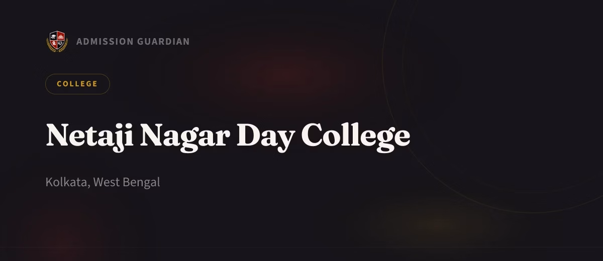 Netaji Nagar Day College cover photo 1