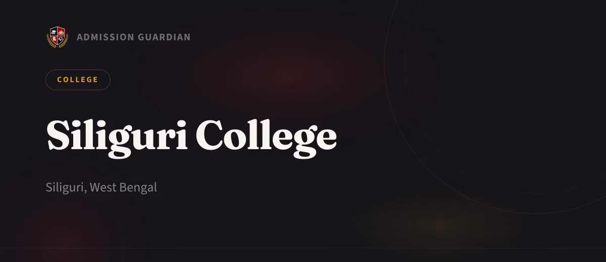 Siliguri College cover photo 1
