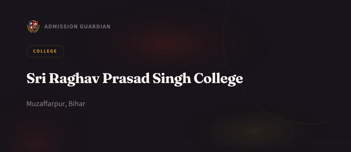 Sri Raghav Prasad Singh College cover photo 1