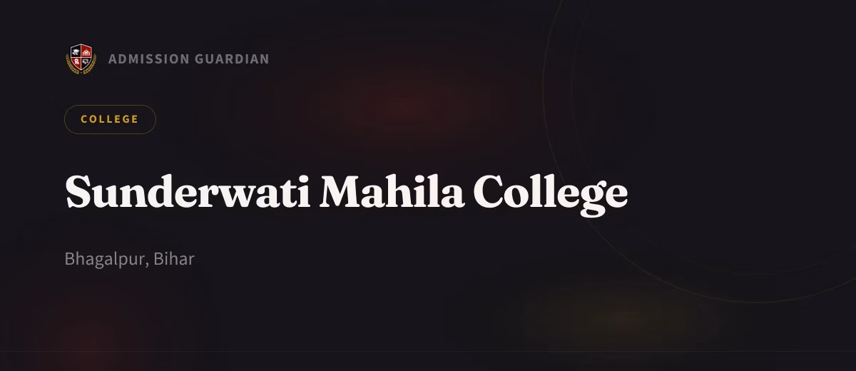 Sunderwati Mahila College cover photo 1