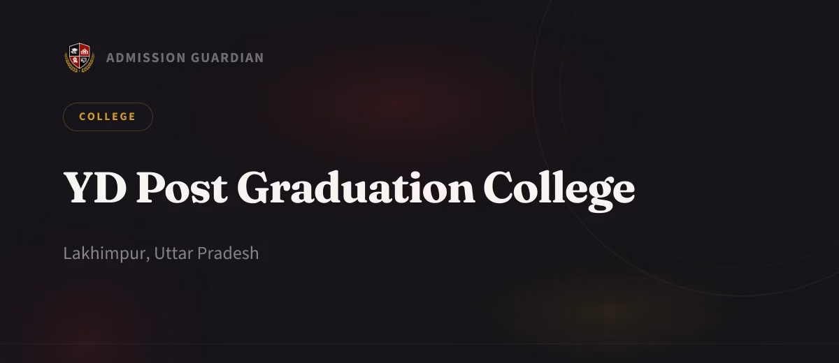 YD Post Graduation College cover photo 1