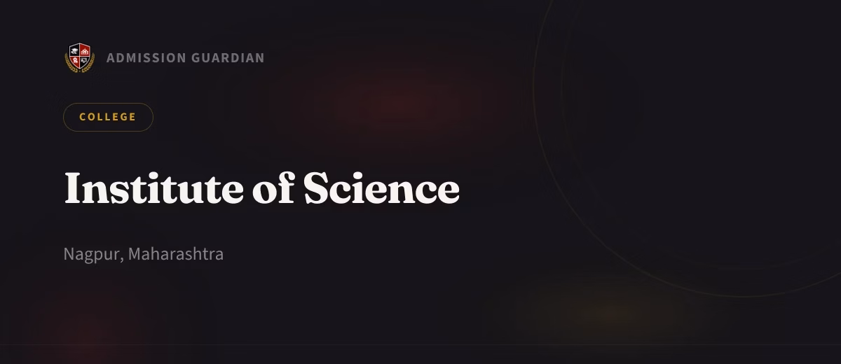 Institute of Science cover photo 1